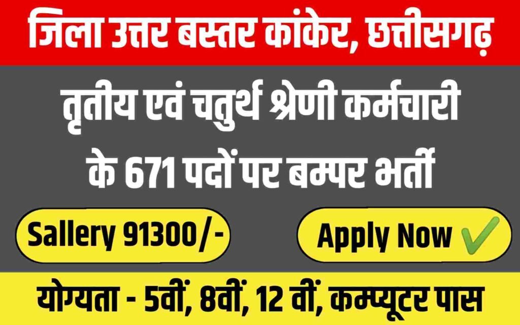 Kanker Govt Jobs Recruitment 2023